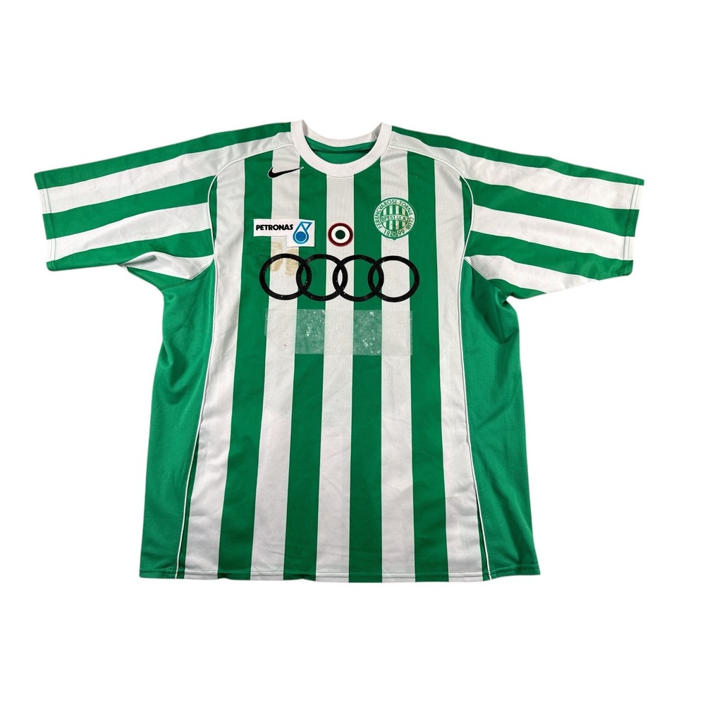 Nike Ferencvarosi Torna Club Jersey Mens XL Green Short‎ Sleeve Distressed